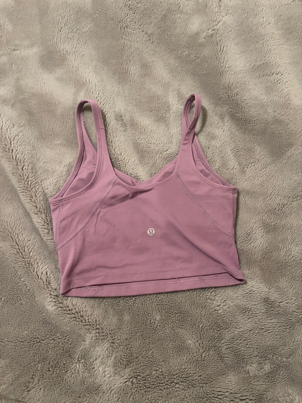 lululemon athletica Mauve Pink Scoop-Front Sports Bra Tank